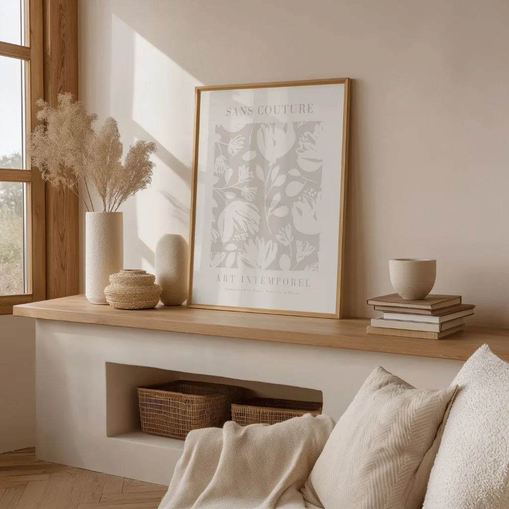 Plakat Kwiatowy Echo Minimalizmu