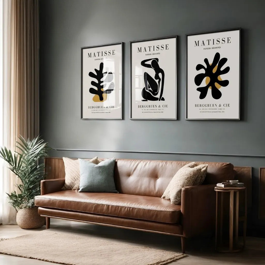Henri Matisse Organic Modern – Set of 3 Posters