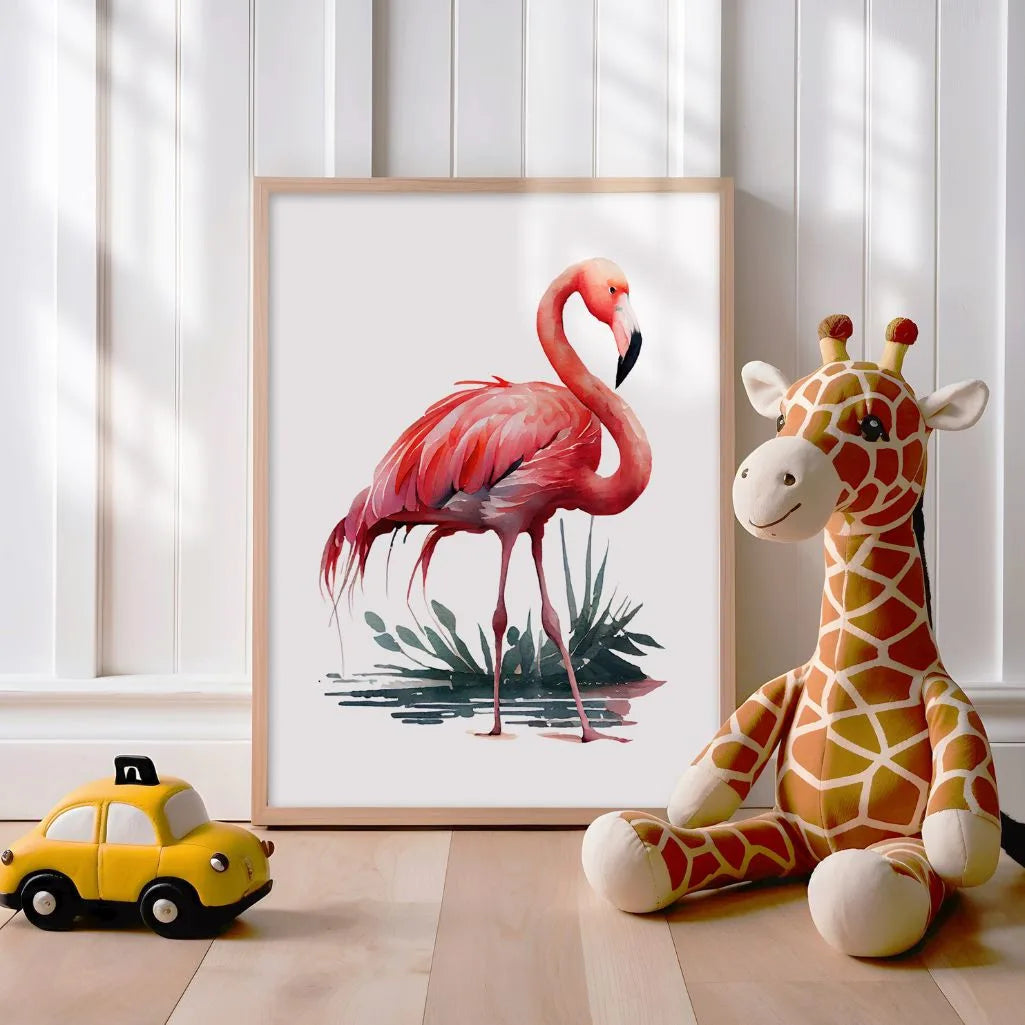 Pink Flamingo Poster