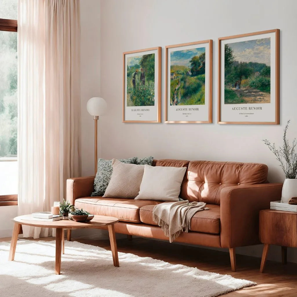 Auguste Renoir Impressionist Scenes – Set of 3 Posters