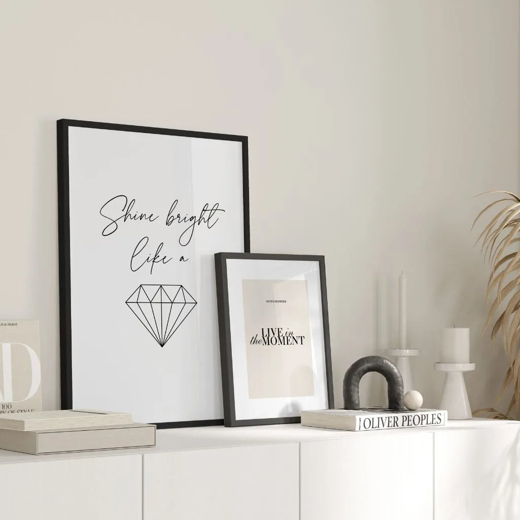 Plakat Świeć jasno jak diament