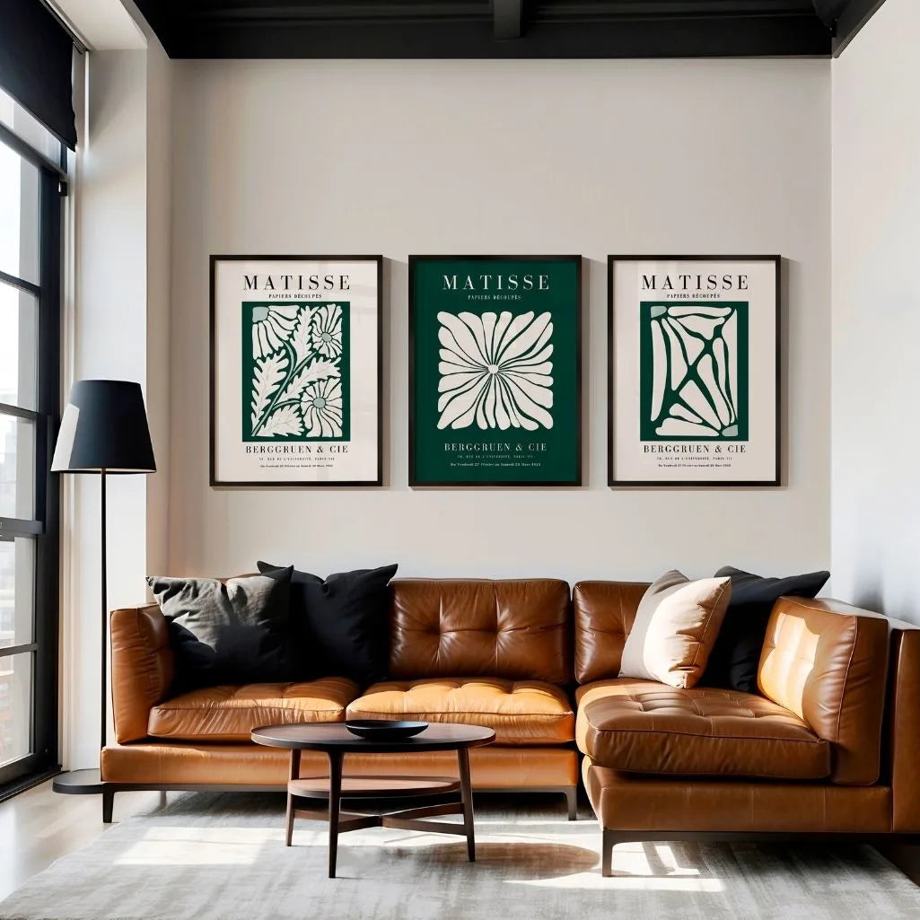 Matisse Botanical Flowers – Set of 3 Posters