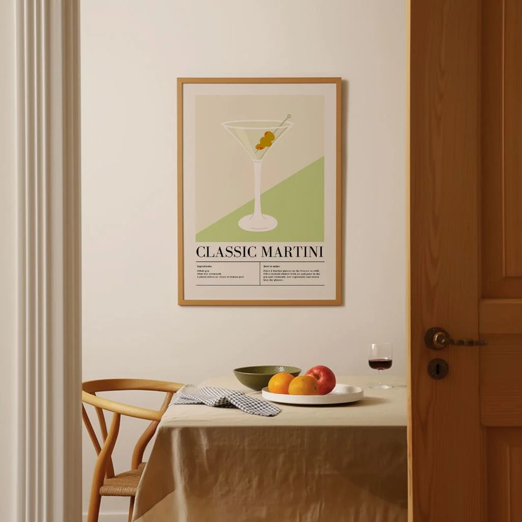 Plakat Klasyczny Martini