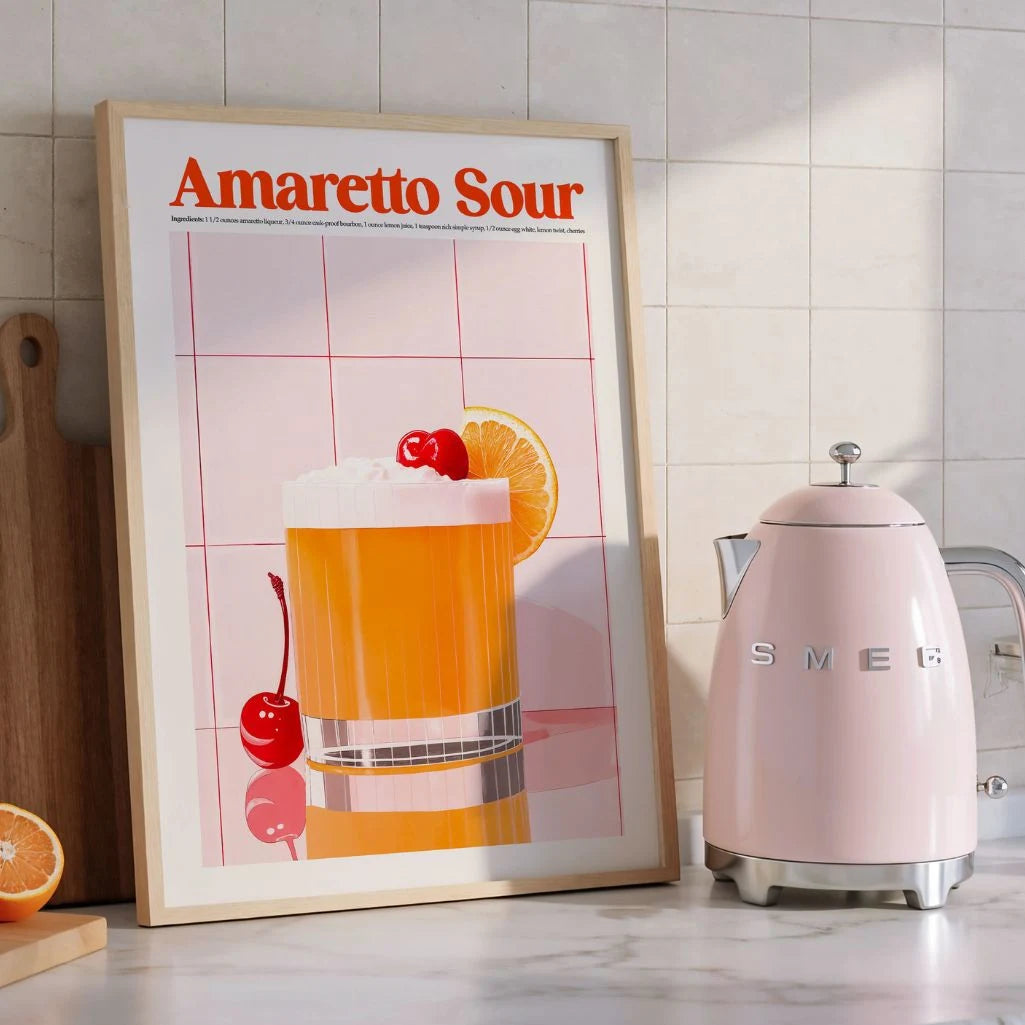 Plakat Koktajl Amaretto Sour