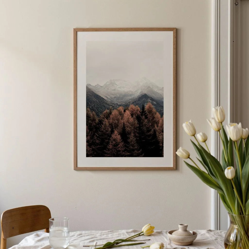 Autumn Mountain Scenic Poster