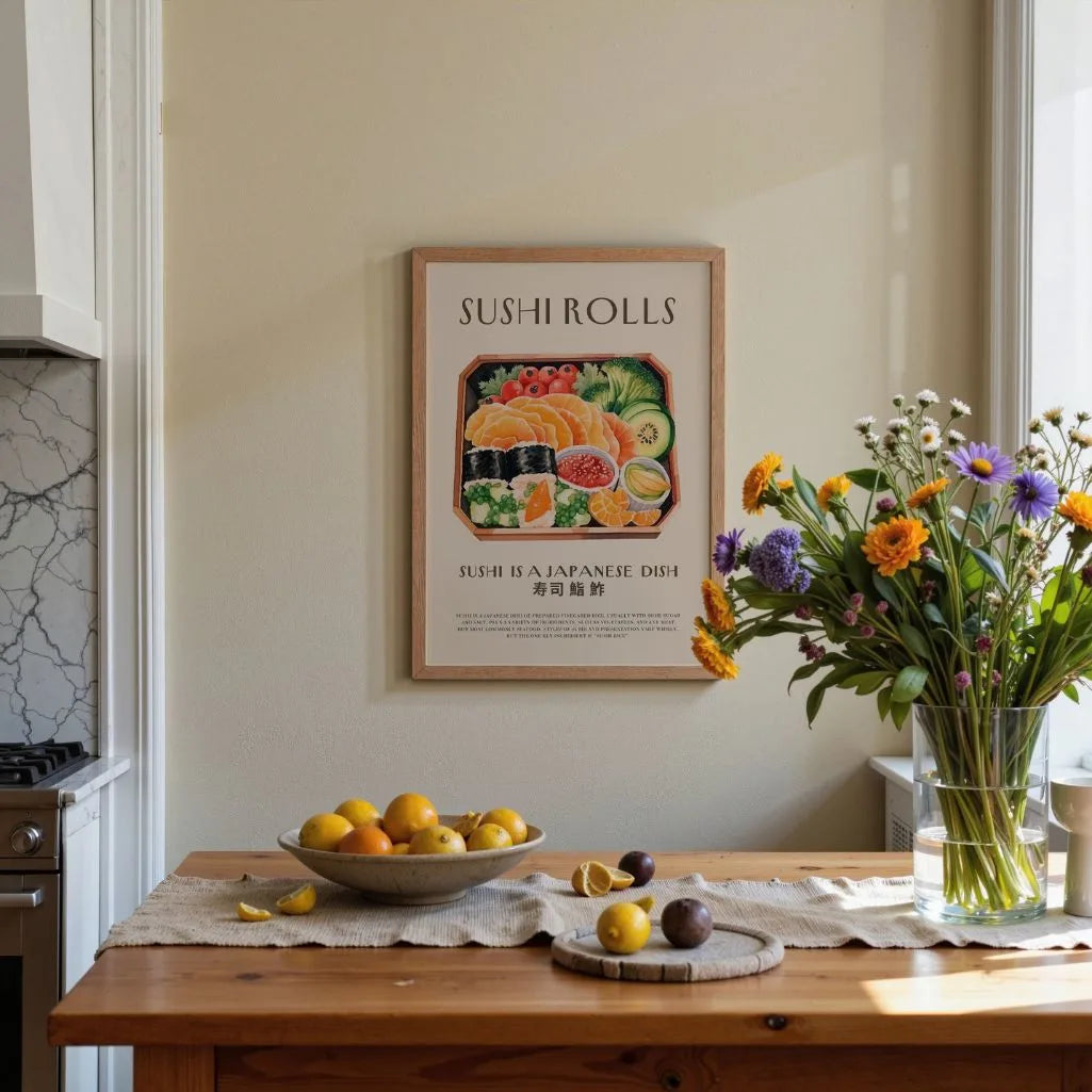 Plakat Zestaw Sushi