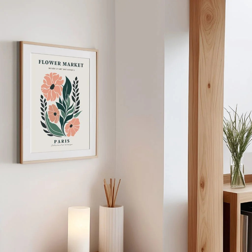 Plakat Targ Kwiatowy Paryż