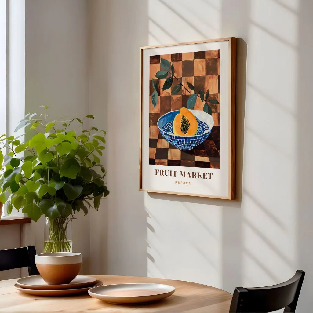 Plakat Martwa Natura Z Papają