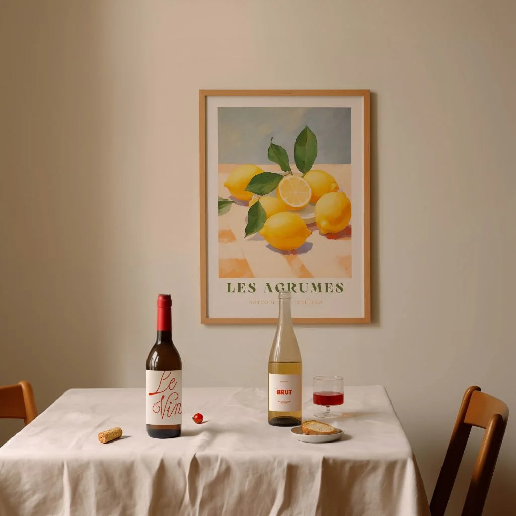 Plakat Cytryny Verde Les Agrumes