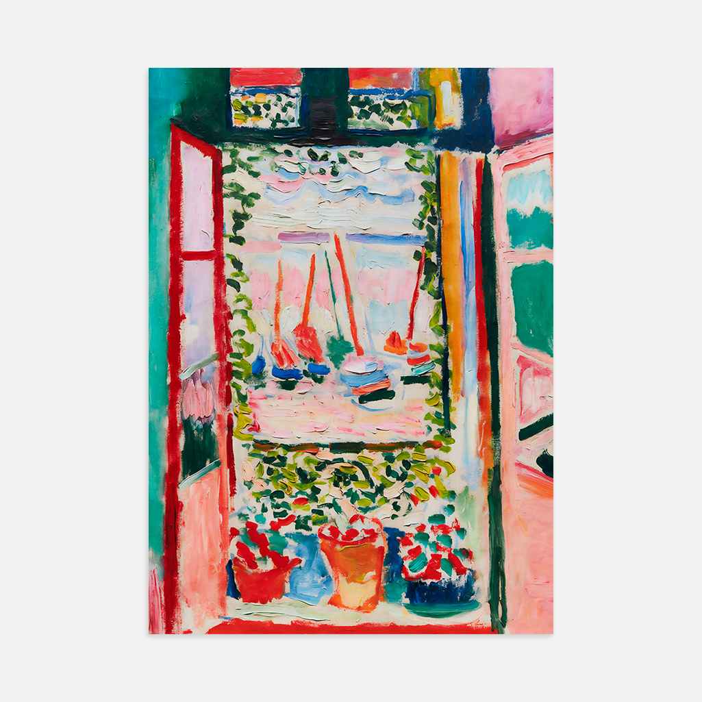 Henri Matisse Plakat – Otwarte okno, Collioure, 1905 (Pełna okładka)