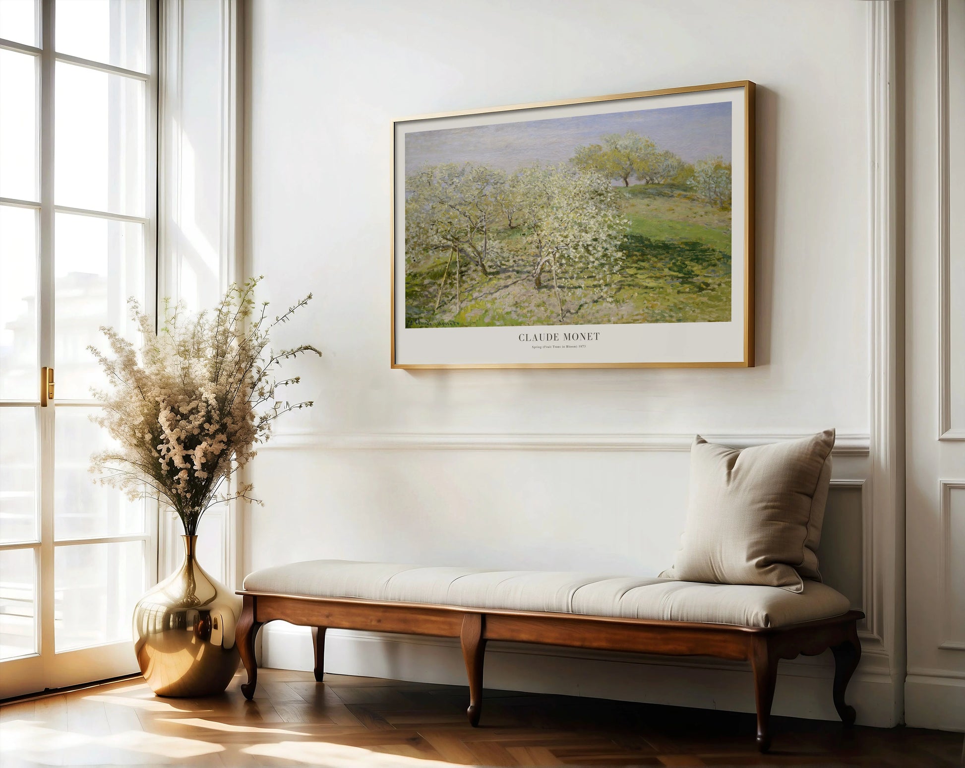 Claude Monet – Wiosna (Kwitnące drzewa owocowe) Plakat