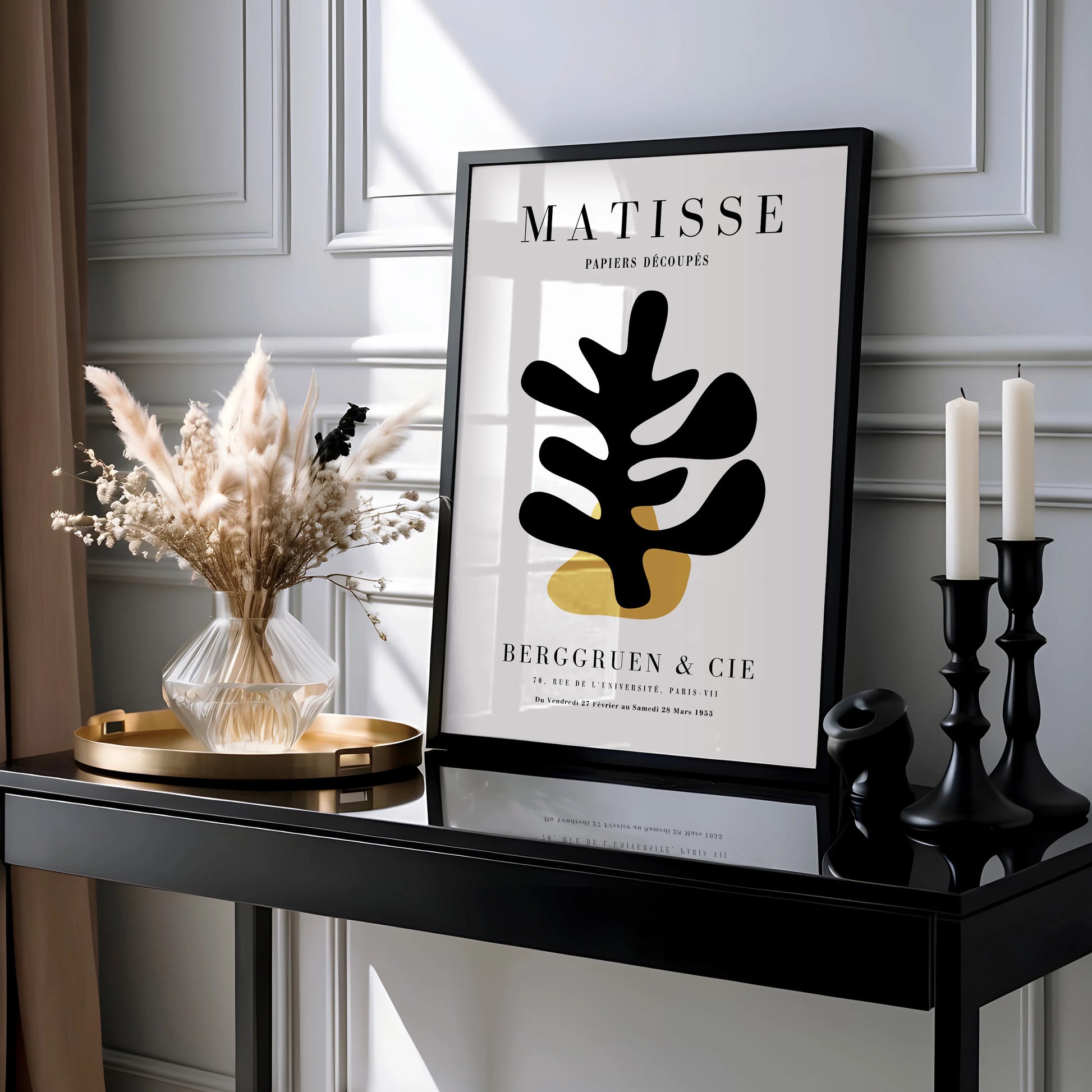 Plakat Matisse Motyw Czerń I Złoto