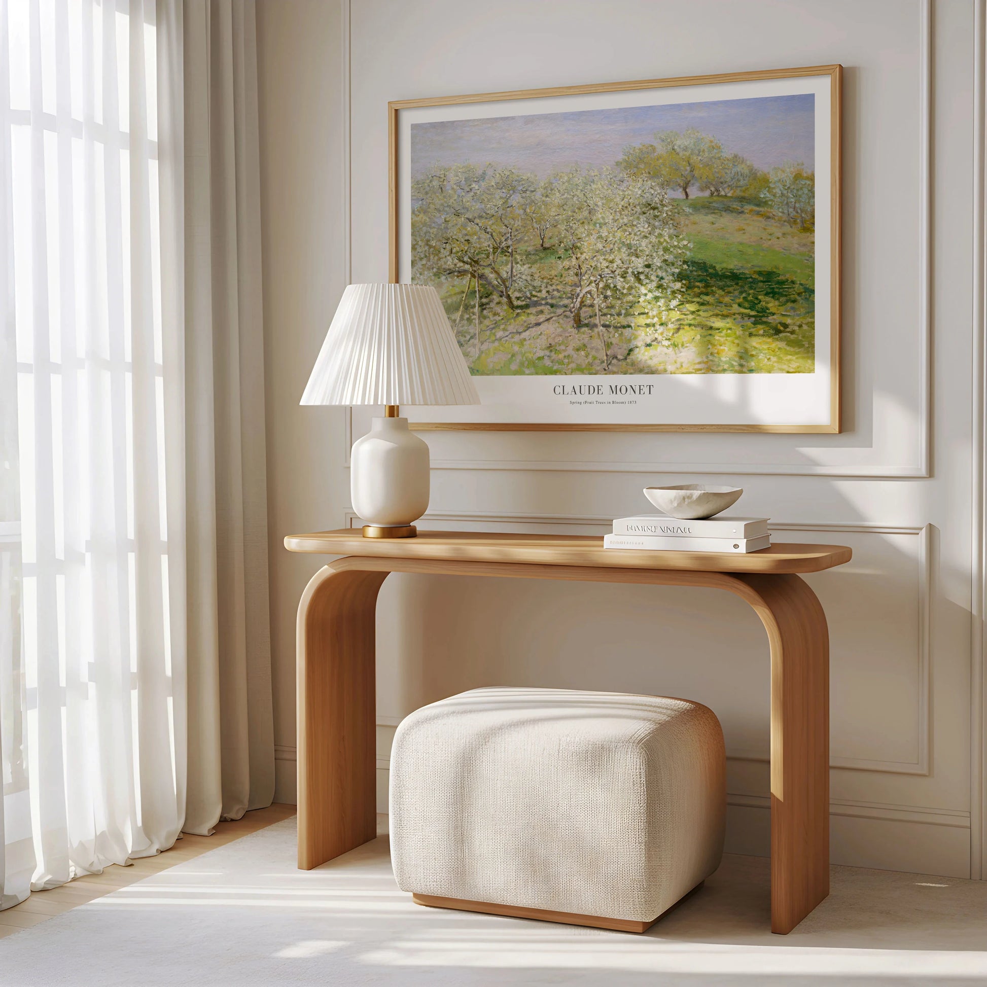 Claude Monet – Wiosna (Kwitnące drzewa owocowe) Plakat