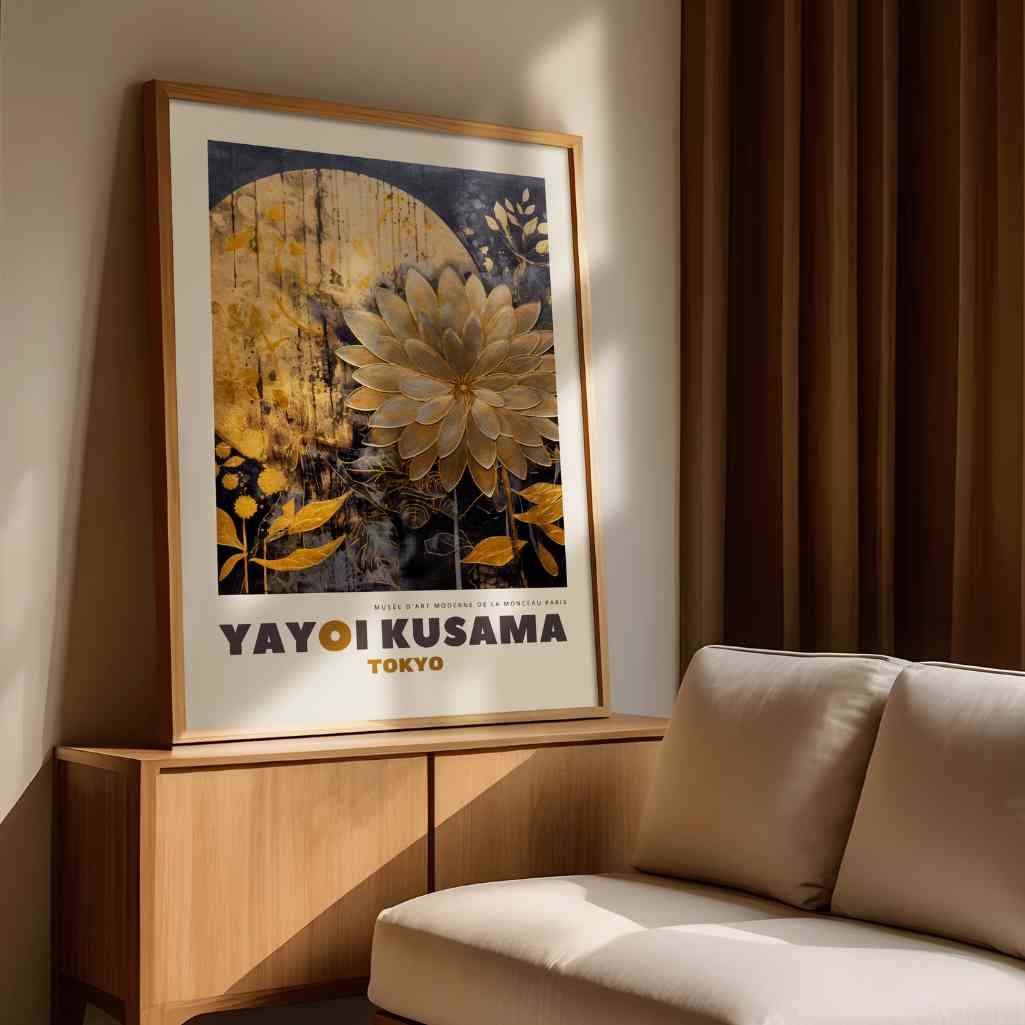 Yayoi Kusama – Plakat ze Złotym Akcentem