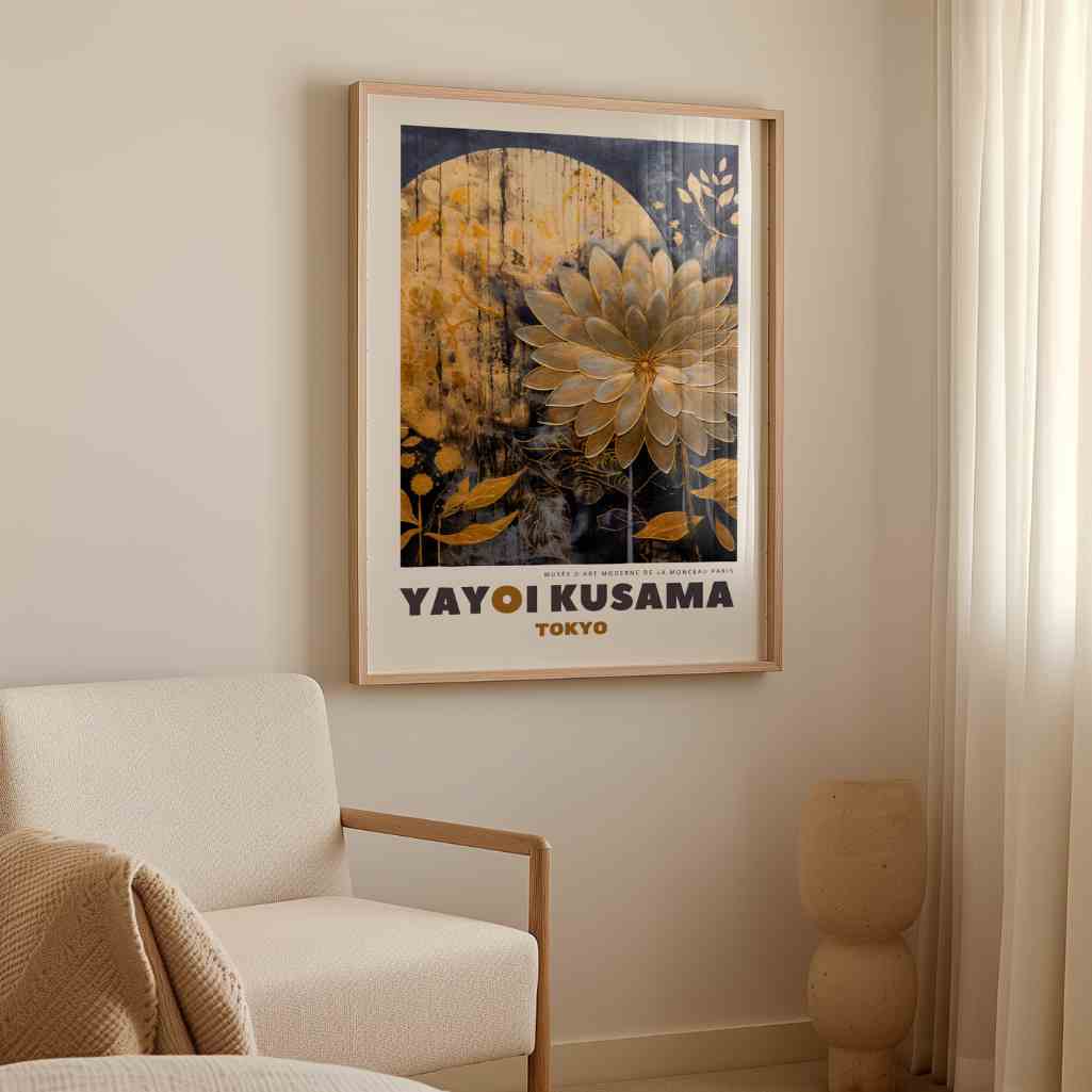 Yayoi Kusama – Plakat ze Złotym Akcentem