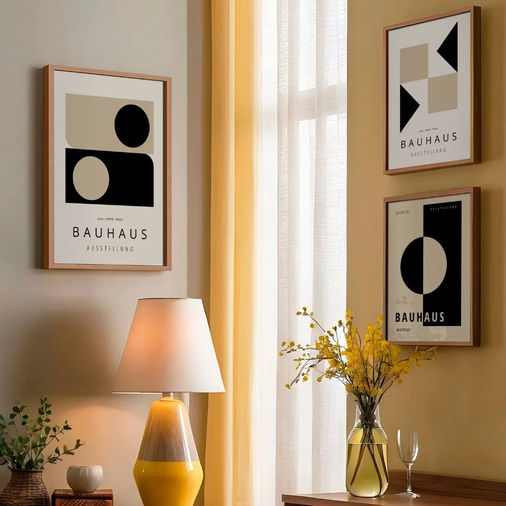 Bauhaus – Geometryczne Obrazy i Plakaty