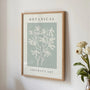 abstraktes botanisches poster gallery wall moderne minimalistische dekoration