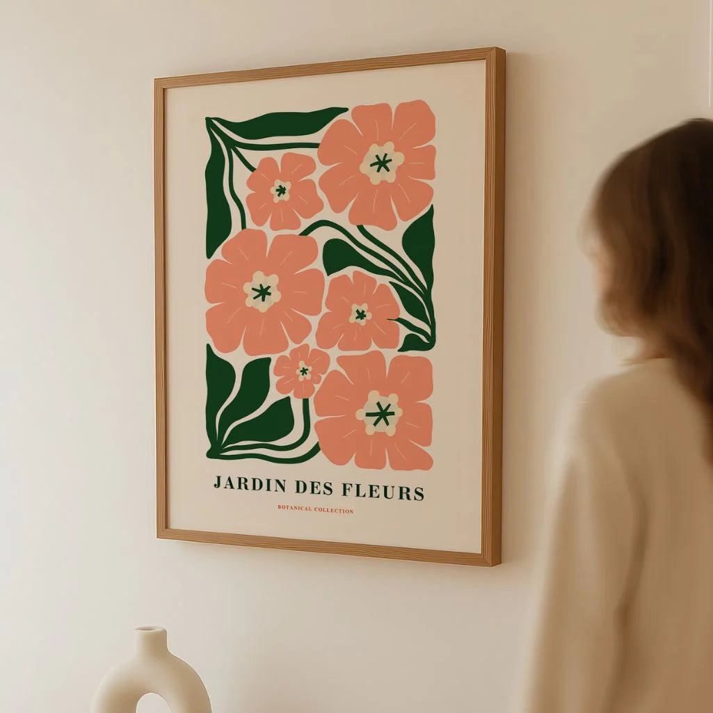botanical floral detail poster