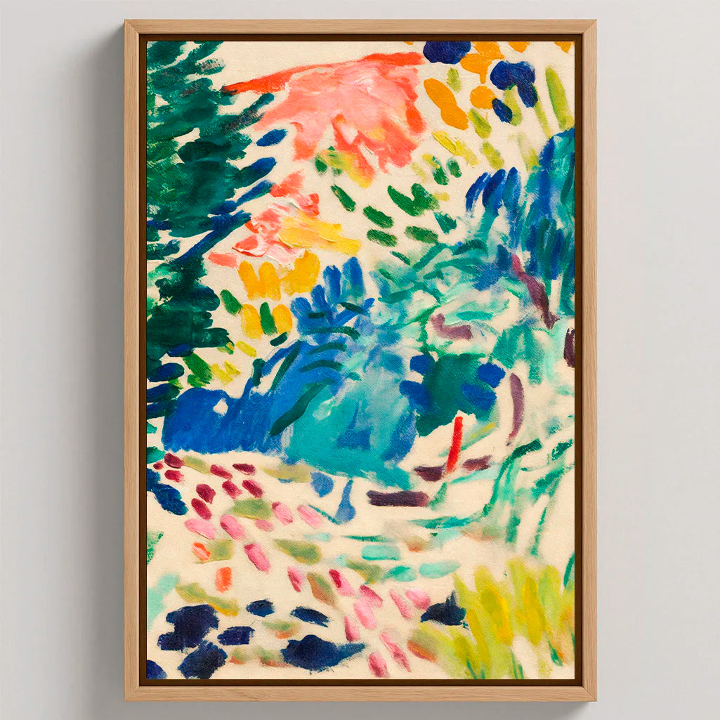 Obraz na płótnie w ramie – Pejzaż w Collioure, 1905