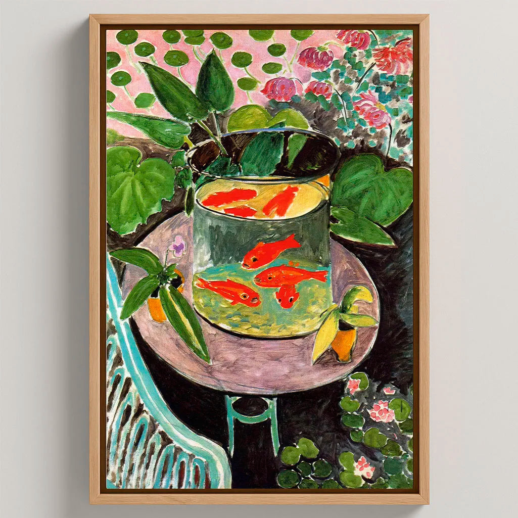 Obraz na płótnie w ramie – Złote rybki, 1912