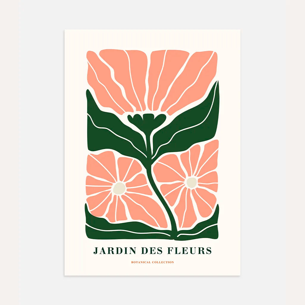 floral duo poster wall art