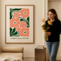floral gallery wall vintage poster