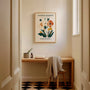flower market barcelona poster gallery wall colorful decor