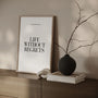 black white quote poster bedroom decor