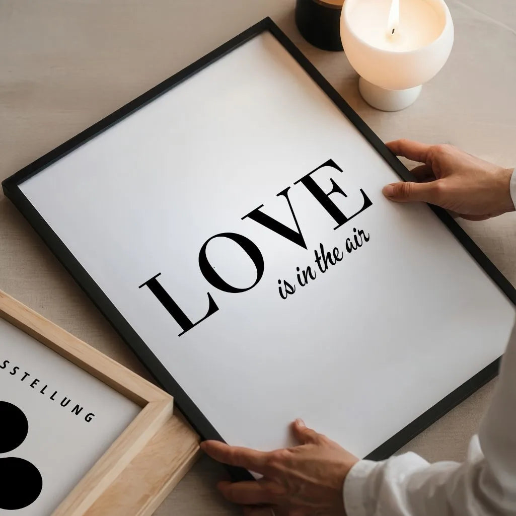 romantic quote poster bedroom wall art