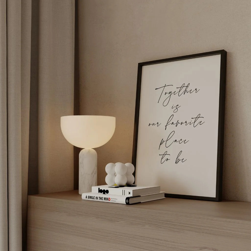 love quote poster gallery wall minimalist