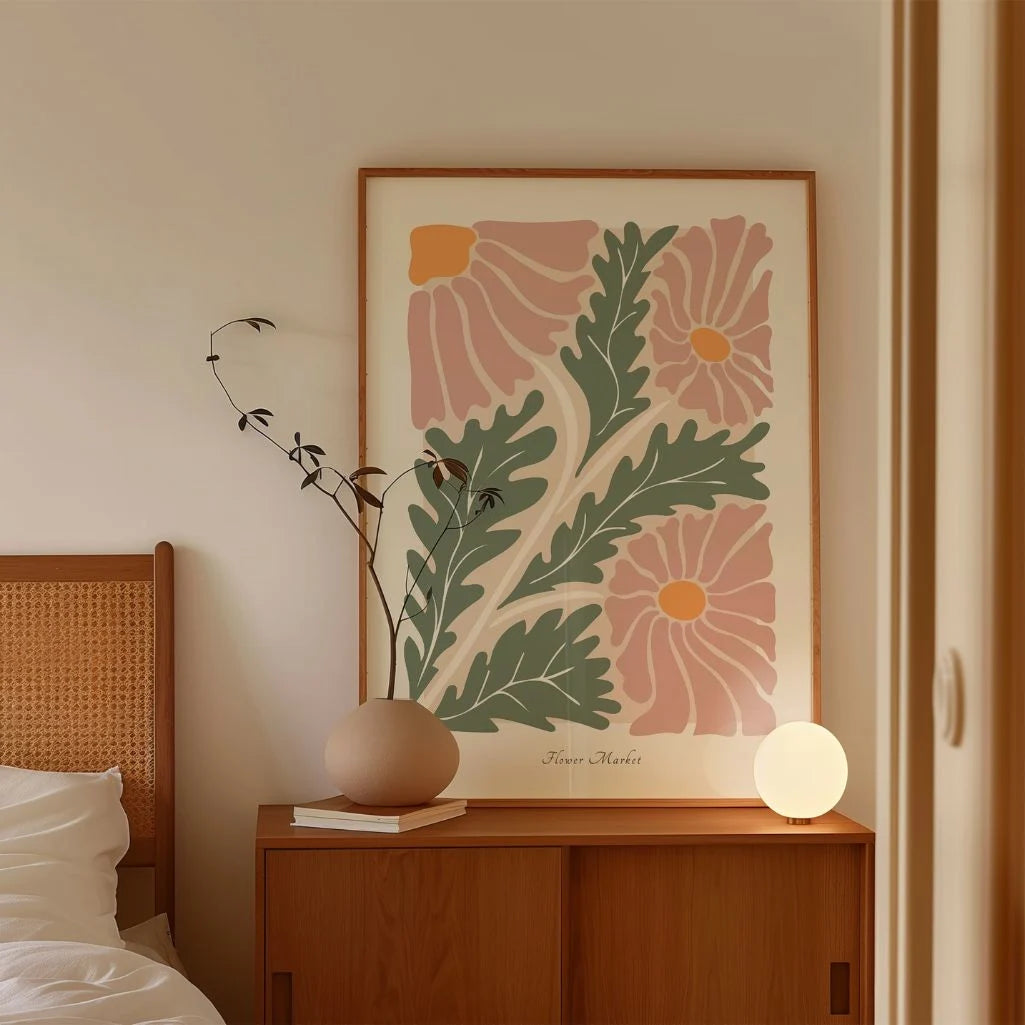 matisse floral detail poster