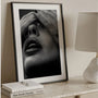 monochrome emotion woman poster wall art