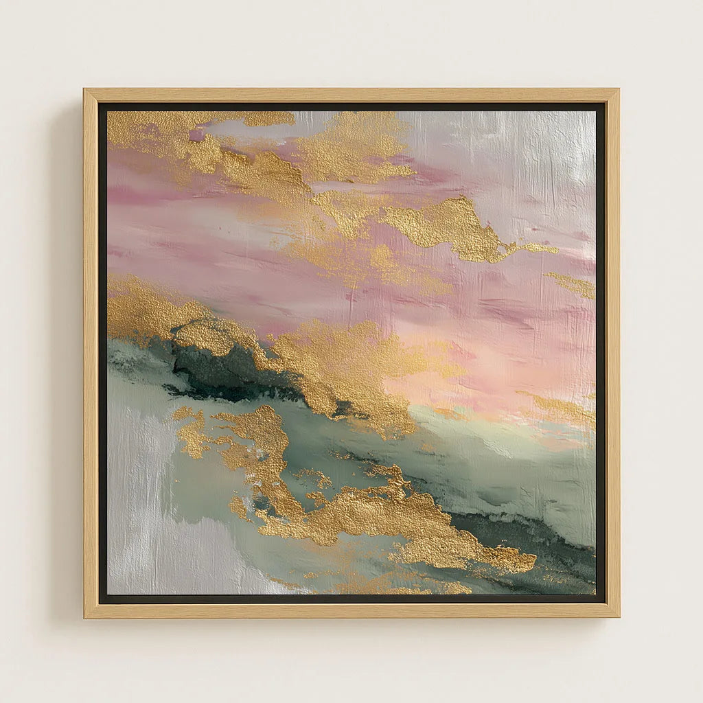 Obraz na płótnie w ramie – Złoty świt