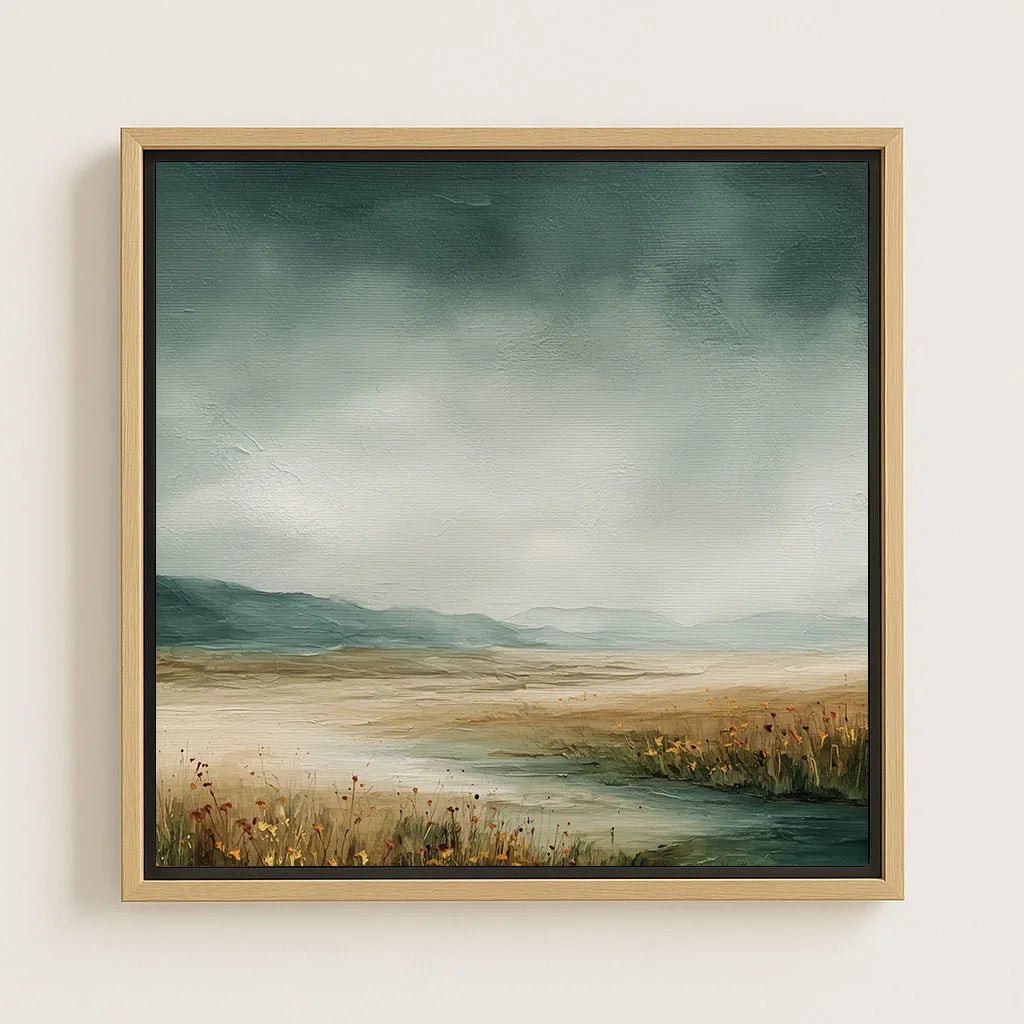 Obraz na płótnie w ramie – Przed burzą