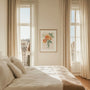 watercolour flower poster detail delicate brush strokes