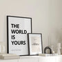 motivational quote poster gallery wall minimalist