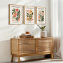 floral city poster set wall art for kitchen decor