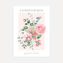 aquarell rosen poster rosa grün romantische florale wandkunst